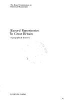 Cover of: Record Repositories in Great Britain