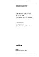 Cover of: Grimes Graves, Norfolk: excavations 1971-72