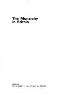 Cover of: Monarchy in Britain (Reference Pamphlet)