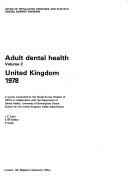 Cover of: Adult Dental Health