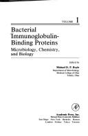Cover of Bacterial immunoglobulin binding proteins by michael d. p. boyle