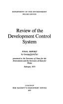 Cover of: Review of the Development Control System