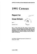 Cover of: 1991 Census: report for Great Britain.