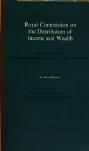 Cover of: The distribution of wealth in ten countries