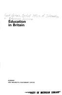 Cover of: Education in Britain (Reference Pamphlet) by Central Office of Information, Central Office of Information