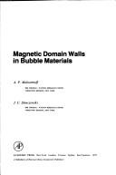Cover of: Magnetic domain walls in bubble materials