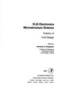 Vlsi Electronics: Microstructure Science by Norman G. Einspruch