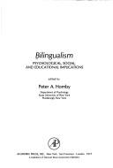 Cover of: Bilingualism by P. Hornby, P. Hornby