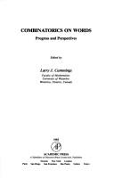 Front cover of Combinatorics on words by Larry J. Cummings