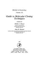Cover of: Guide to Molecular Cloning Techniques, Volume 152: Volume 152: Guide to Molecular Cloning Techniques (Methods in Enzymology)