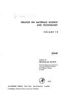Cover of: Treatise on Materials Science and Technology (Treatise on materials science and technology)