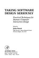 Cover of: Taking Software Design Seriously | John Karat
