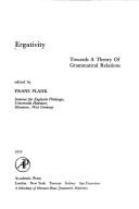 Cover of: Ergativity by edited by Frans Plank.
