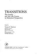 Cover of: Transitions: The Family and the Life Crisis in Historical Perspective (Studies in social discontinuity)