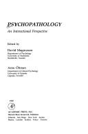 Cover of: Psychopathology, an interactional perspective by edited by David Magnusson, Arne Öhman.