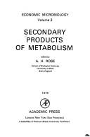 Cover of: Secondary products of metabolism