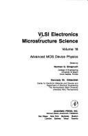 Cover of: VLSI electronics by edited by Norman G. Einspruch.