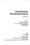 Cover of: Vlsi Electronics by Norman G. Einspruch