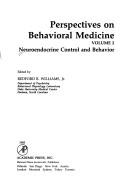 Cover of: Perspectives on Behavioral Medicine by Redford B. Williams