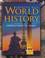 Cover of: World History