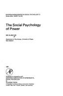 Cover of: The social psychology of power