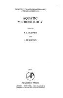 Cover of: Aquatic microbiology