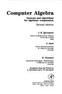 Cover of: Computer Algebra: Systems and Algorithms for Algebraic Computation