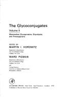 Cover of: Mammalian glycoproteins, glycolipids, and proteoglycans