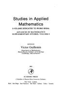 Cover of: Studies in applied mathematics: a volume dedicated to Irving Segal