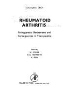 Cover of: Rheumatoid Arthritis (Colloquia Geigy)