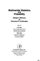Cover of: Multivariate statistics and probability | 
