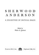 Cover of: Sherwood Anderson; A Collection of Critical Essays (Twentieth Century Views)