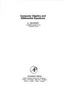 Cover of: Computer Algebra and Differential Equations (Computational Mathematics and Applications)
