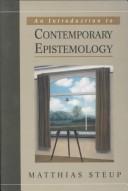Cover of: introduction to contemporary epistemology