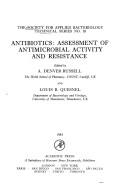 Cover of: Antibiotics: assessment of antimicrobial activity and resistance