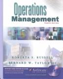 Cover of: Operations Management by Roberta S. Russell, Bernard W., III Taylor
