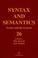 Cover of: Syntax and Semantics