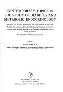 Cover of: Contemporary Topics in the Study of Diabetes and Metabolic Endocrinology