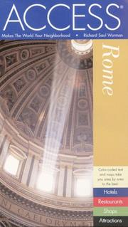 Cover of: Access Rome (6th Edition) by Richard Saul Wurman