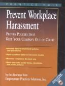 Cover of: Prevent workplace harassment