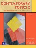 Cover of: Contemporary Topic: Intermediate Listening and Note-Taking Skills (Contemporary Topics)