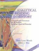 Cover of: Analytical Reading Inventory by Mary Lynn Woods, Alden J. Moe
