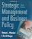 Cover of: Cases in strategic management and business policy