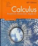 Cover of: Calculus: Graphical, Numerical,  Algebraic