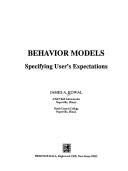 Cover of: Behavior models by James A. Kowal