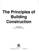 Cover of: Principles of Building Construction, The by Madan Mehta