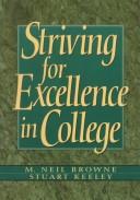 Cover of: Striving for excellence in college: tips for active learning