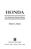 Cover of: Honda: An American Success Story