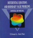 Cover of: Differential Equations and Boundary Value Problems: Computing and Modeling