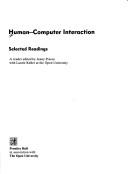 Cover of: Human-computer interaction by Jenny Preece, Laurie S. Keller